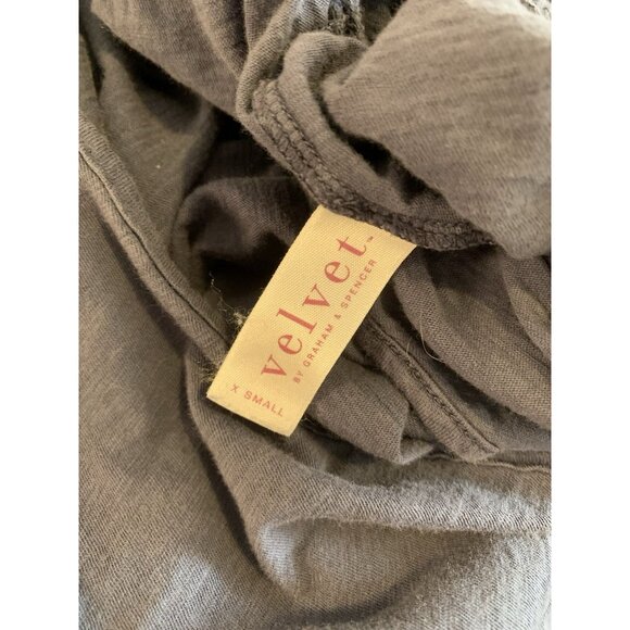 Velvet by Graham & Spencer Wrap Jumpsuit Blue Cotton Romper Casual Chic Revolve - Picture 6 of 10